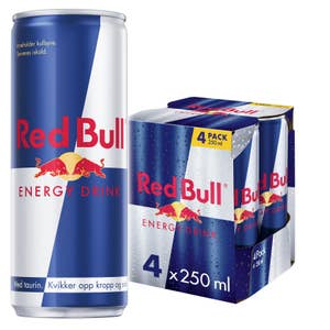 Red Bull Energidrikk 4x250 ml