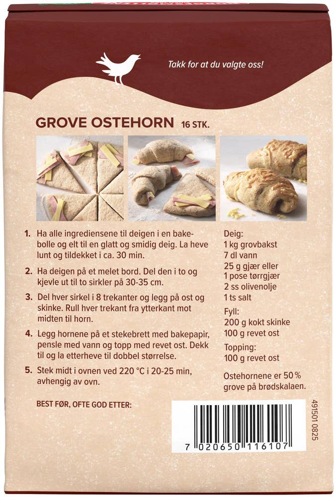 Norgesmøllene Grovbakstmel