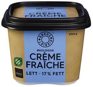 Rørosmeieriet Lett Crème Fraîche økologisk 18% fett