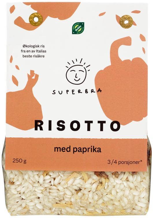 Superbra Risotto Med paprika