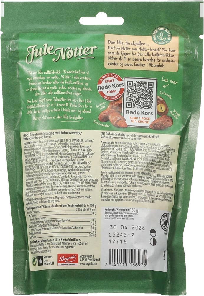 Den Lille Nøttefabrikken Julenøtter