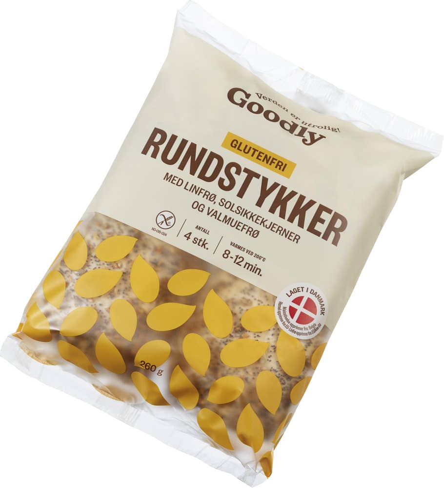 Goodly Rundstykker M/frø Glutenfri 4 x 65 g