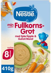 Nestlé Min Fullkornsgrøt Eple og gulrot Fra 8 mnd