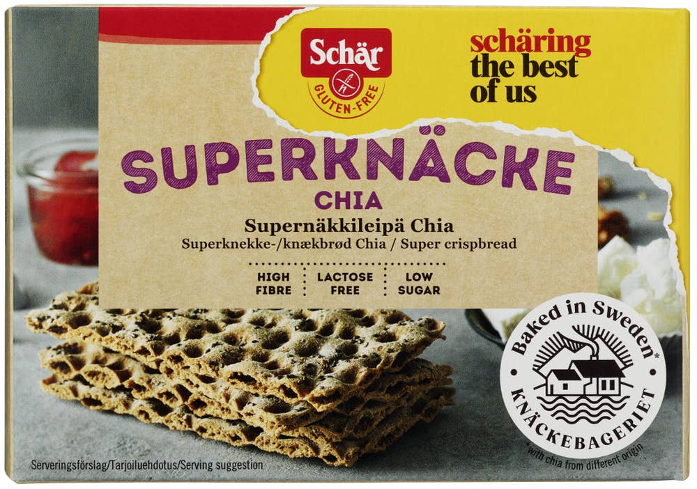Schär Glutenfri Superknäcke chia