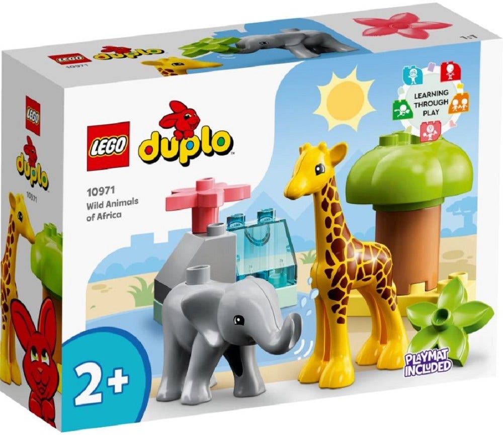 Sprell LEGO DUPLO Ville dyr fra Afrika