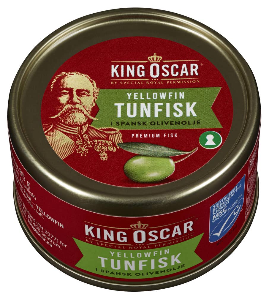 King Oscar MSC-tunfisk i olivenolje