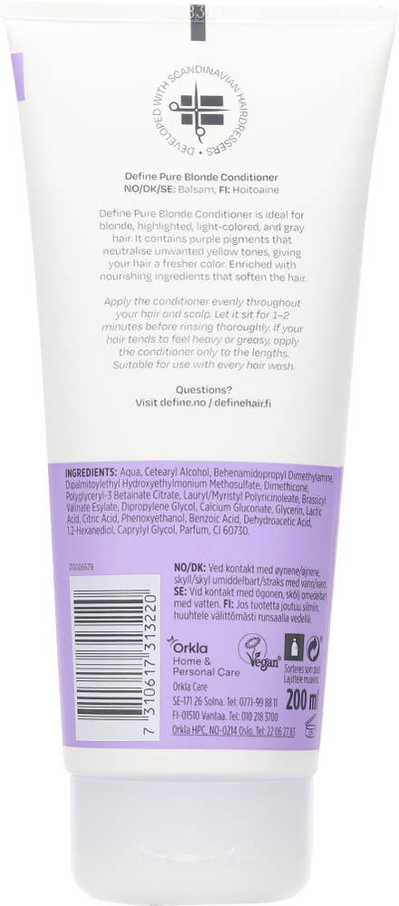 Define Pure Blonde Conditioner