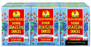 Sun Maid Sour Blue Rasberry 6 pk 6 x 37,7g