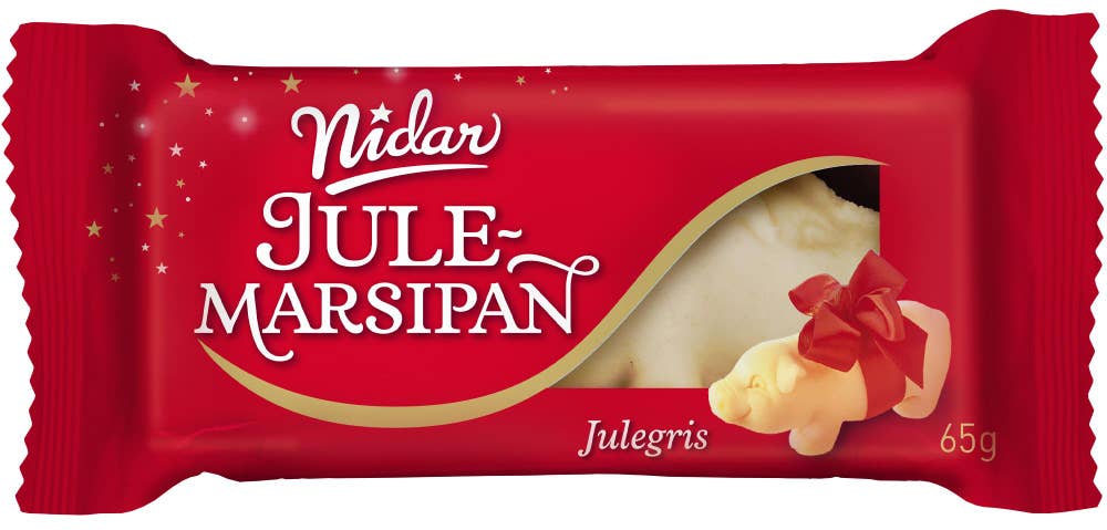 Nidar Marsipangris uten Sjokolade