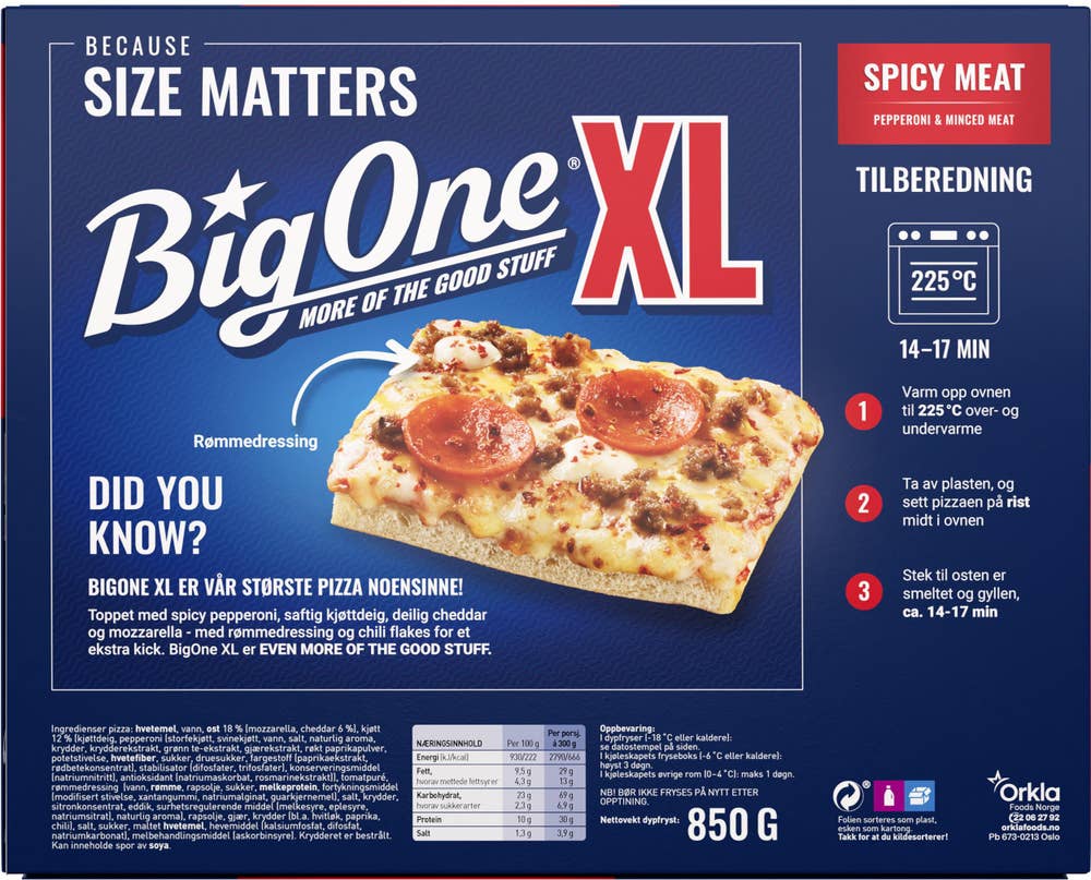 Big One XL Spicy meat