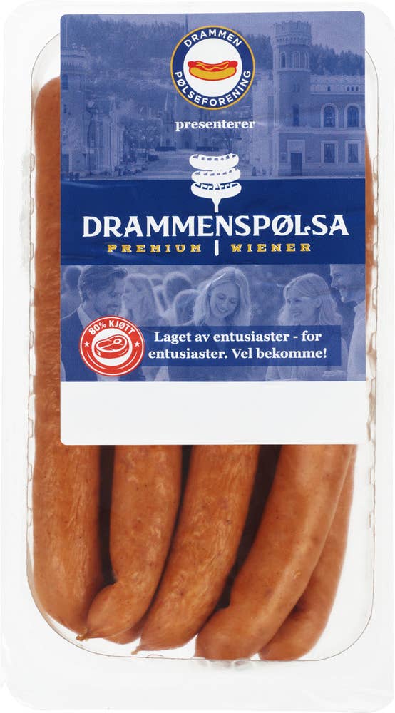 Drammenspølsa Premium wiener