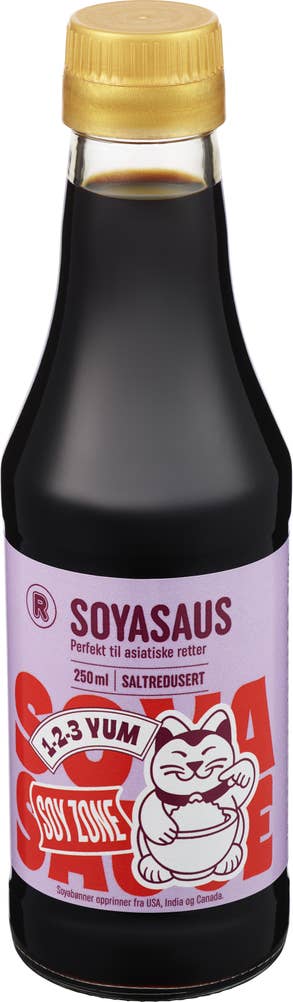 Saltredusert soyasaus 250 ml