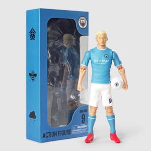 Magic Store Fotballfigur Haaland i Manchester City - drakt Høyde 20 cm
