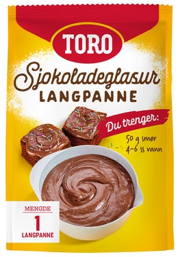 Toro Sjokoladeglasur Langpanne