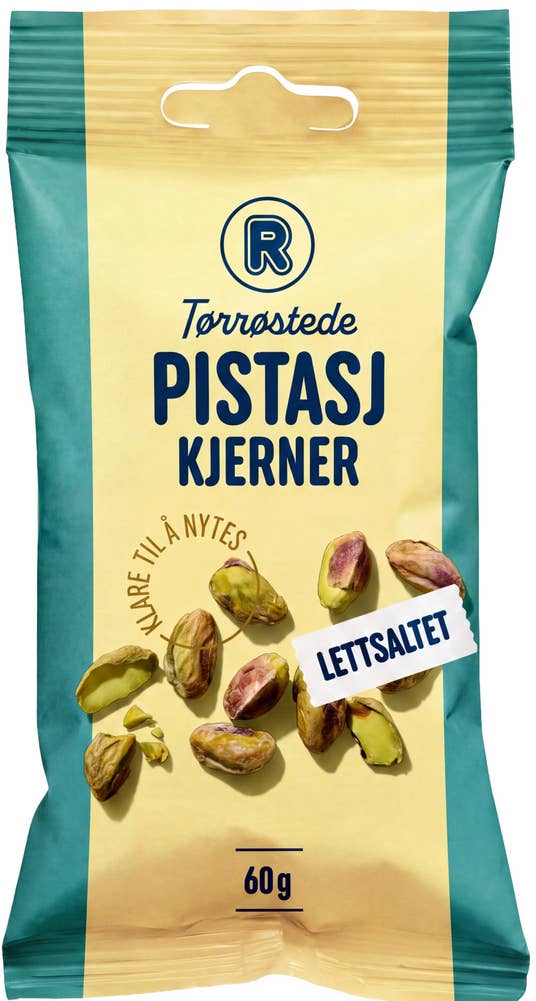 Lettsaltede pistasjkjerner 60 g