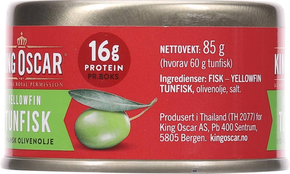 King Oscar MSC-tunfisk i olivenolje