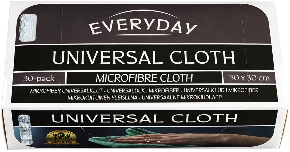 Everyday Universal-mikrofiberklut 30 stk
