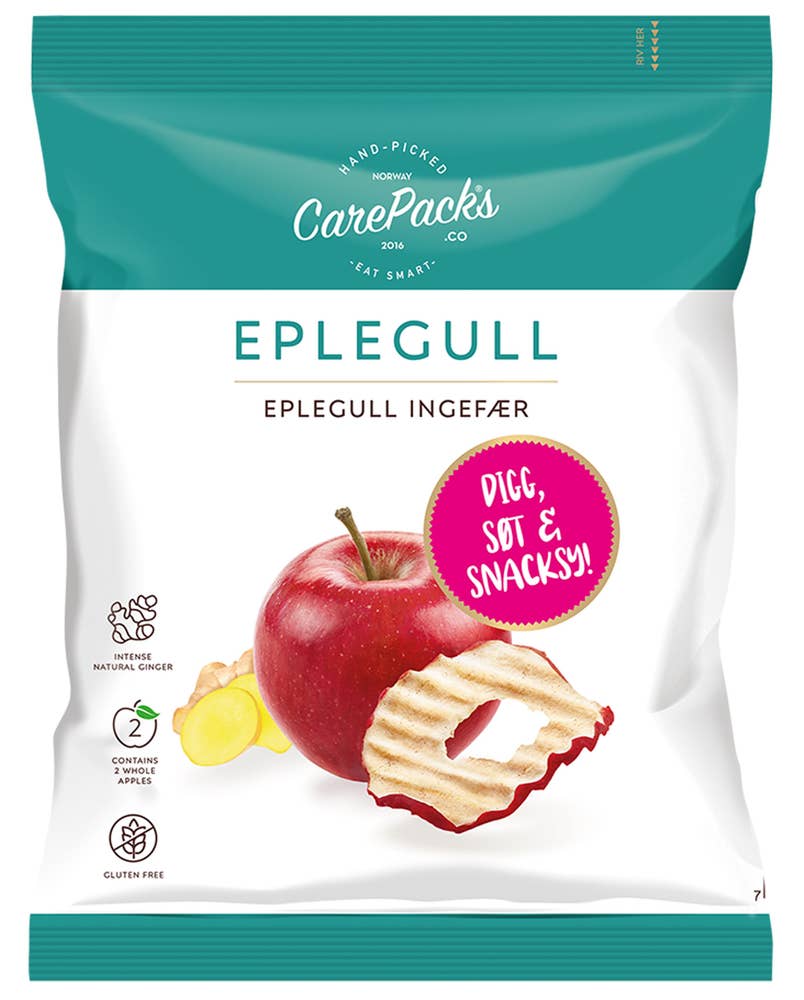 Carepacks Eplegull ingefær