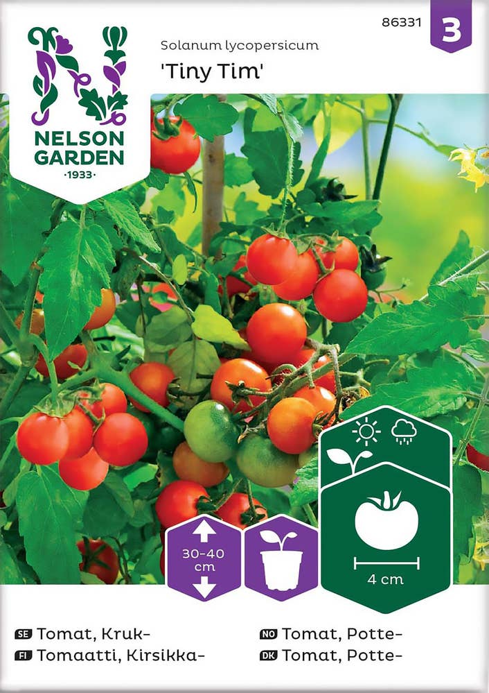 Nelson Garden Cherrytomat-frø 'Tiny Tim'