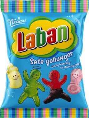 Nidar Laban Søte Gullunger