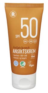 R Fuktighetsgivende ansiktskrem med solfaktor SPF 50