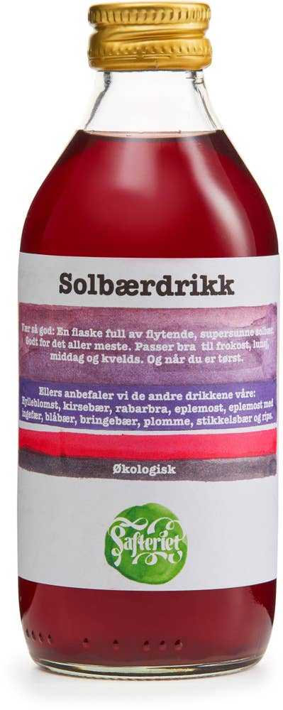 Økologisk solbærdrikk 250 ml