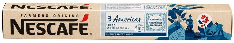 Nescafe Americas kapsler Farmers origins