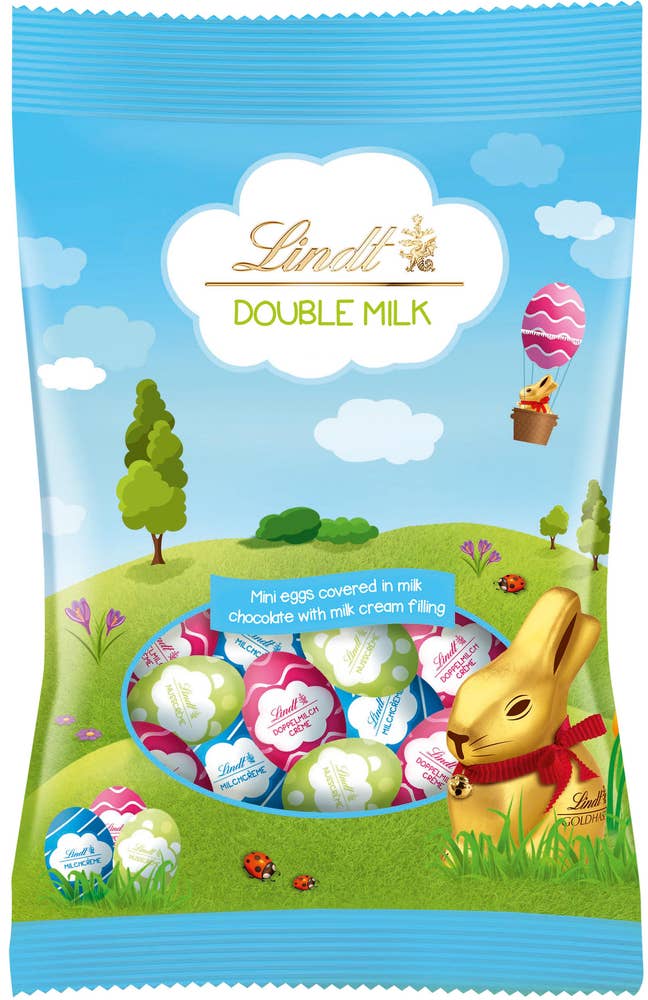 Lindt GOLD BUNNY Miniegg dobbel melk