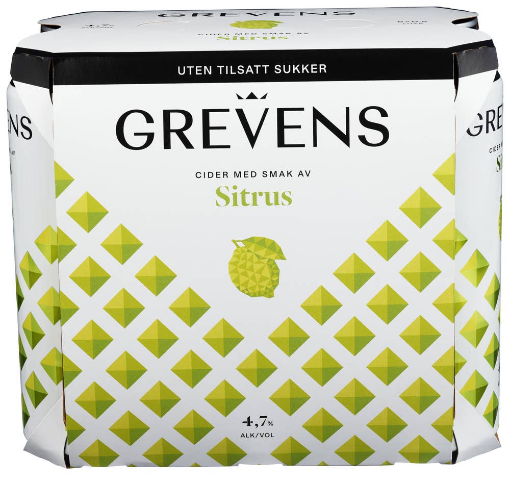 Grevens Cider Sitrus 6 x 0,5L