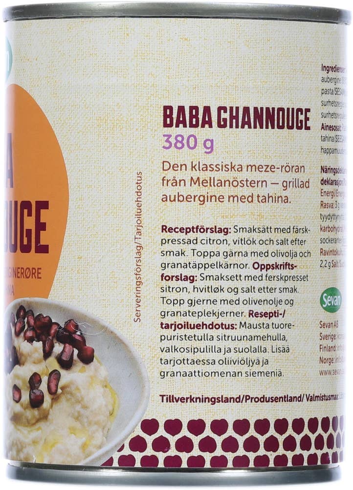 SEVAN Baba ghanoush Auberginerøre