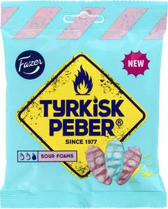 Fazer Tyrkisk Peber Sour Foams Candy Bag