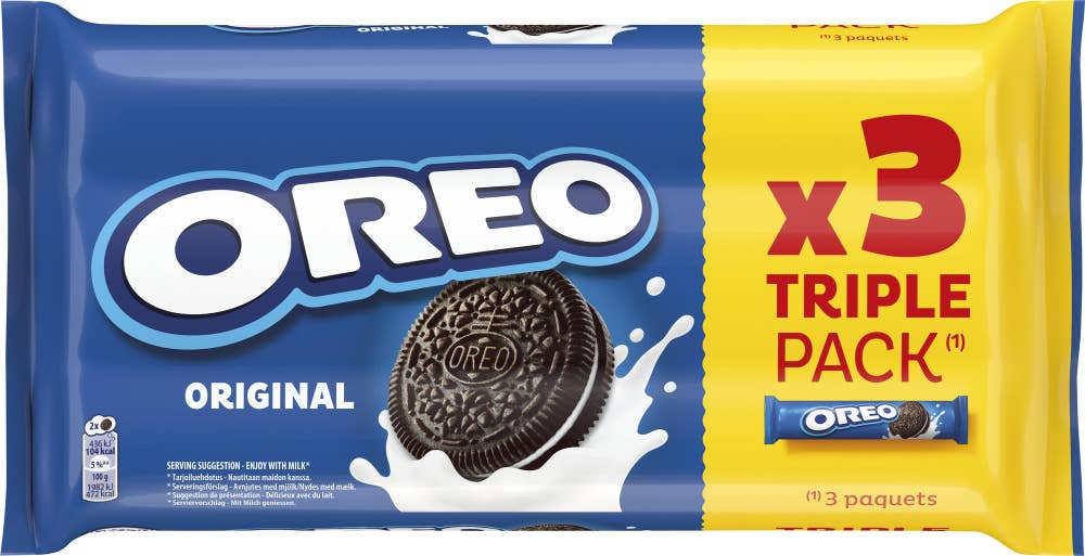 Oreo original 3 x 154 g