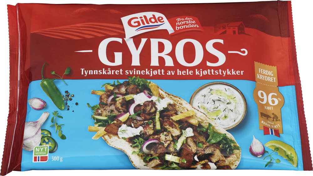 Gilde Gyros svinekjøtt