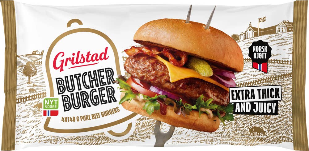 Grilstad Butcher Burger
