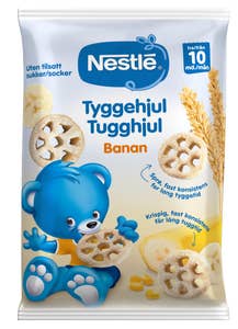 Nestlé Tyggehjul med banansmak Fra 10 mnd.