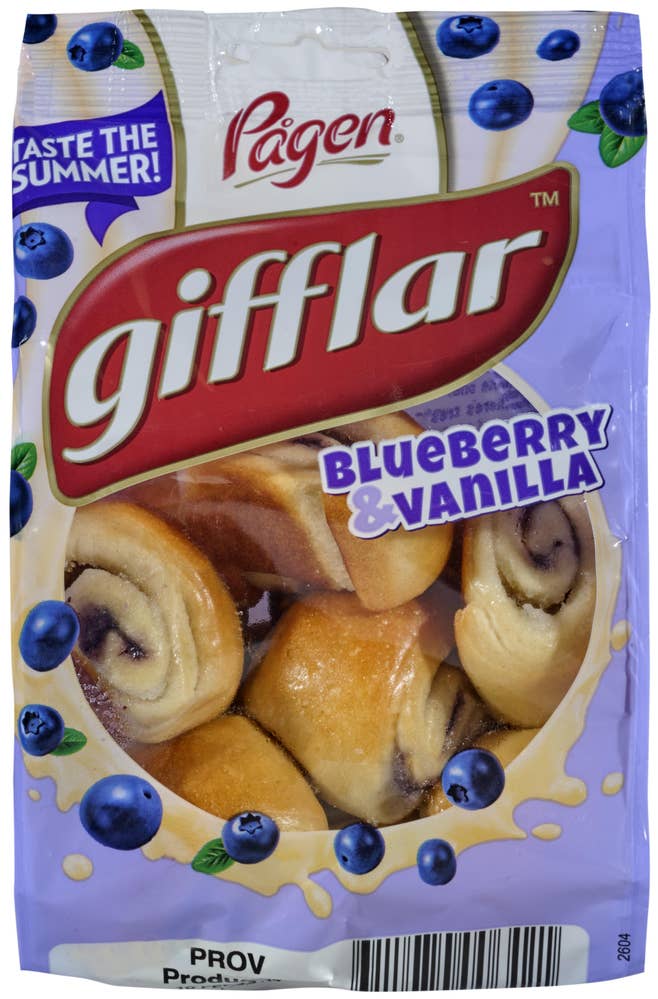 Pågen Gifflar blåbær & vanilje