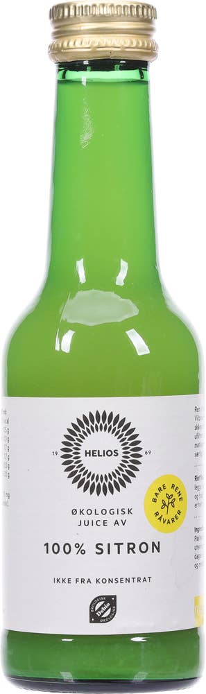 Helios Økologisk sitronsaft