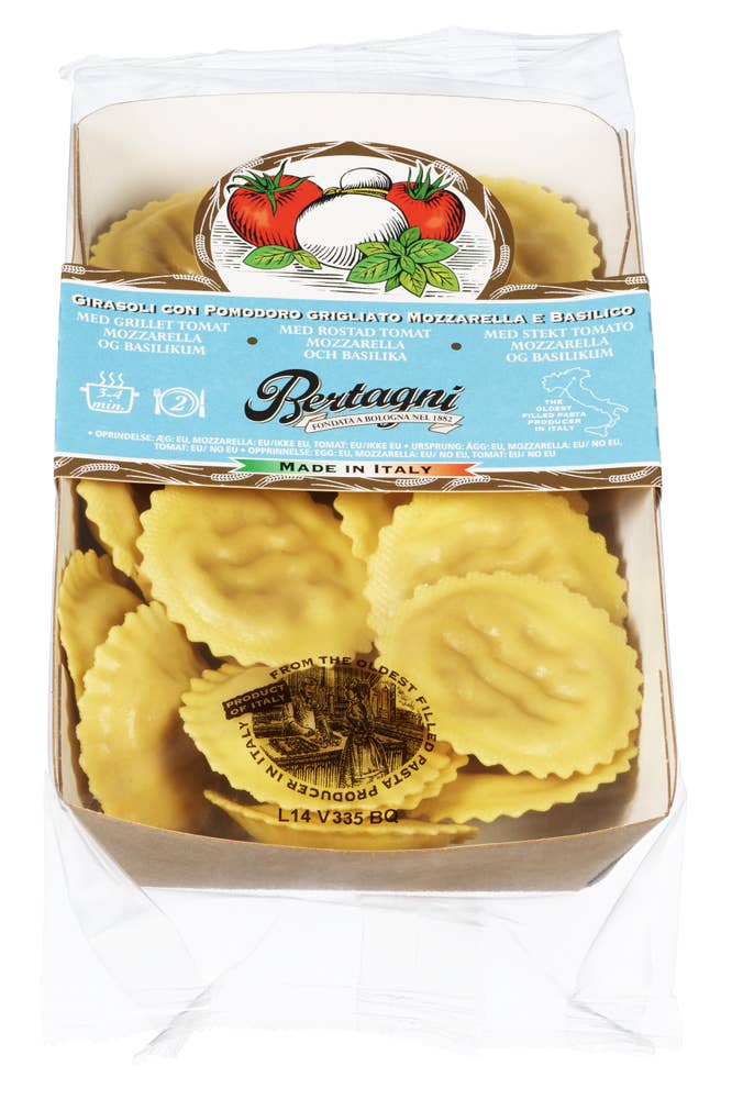 Bertagni Girasoli Med tomat og mozzarella