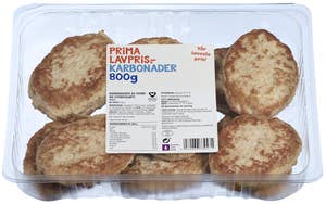 Prima Lavpris Ferske karbonader
