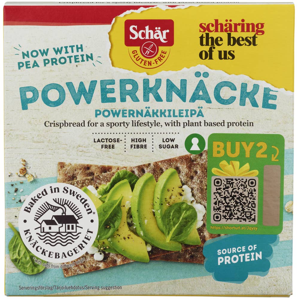 Schär Glutenfri Powerknäcke
