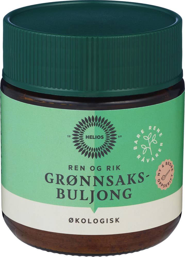 Helios Økologisk grønnsaksbuljong Gjærfri
