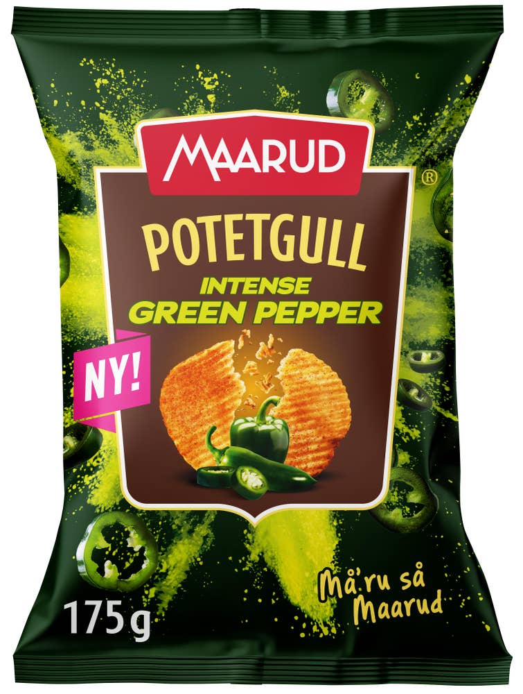 Maarud Potetgull intense green pepper