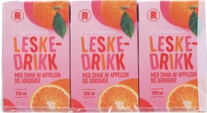 R Appelsin & Jordbær 3 stk