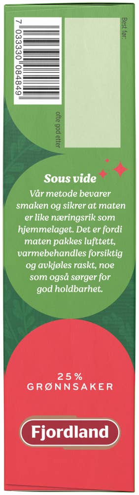 Fjordland Lammefrikasse med poteter