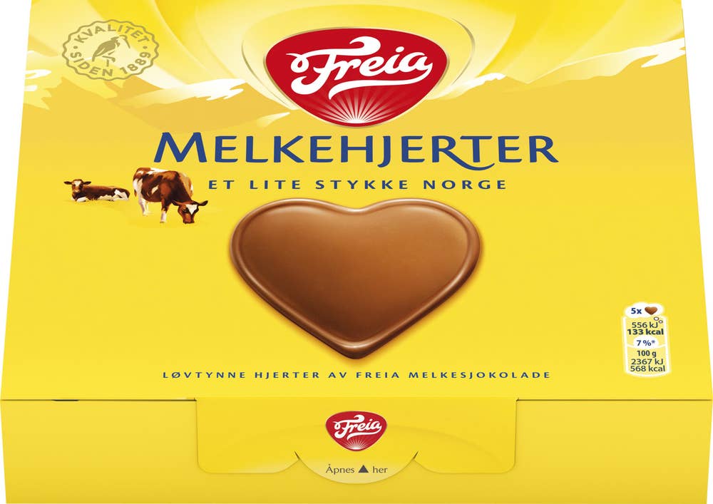Melkehjerter 130 g
