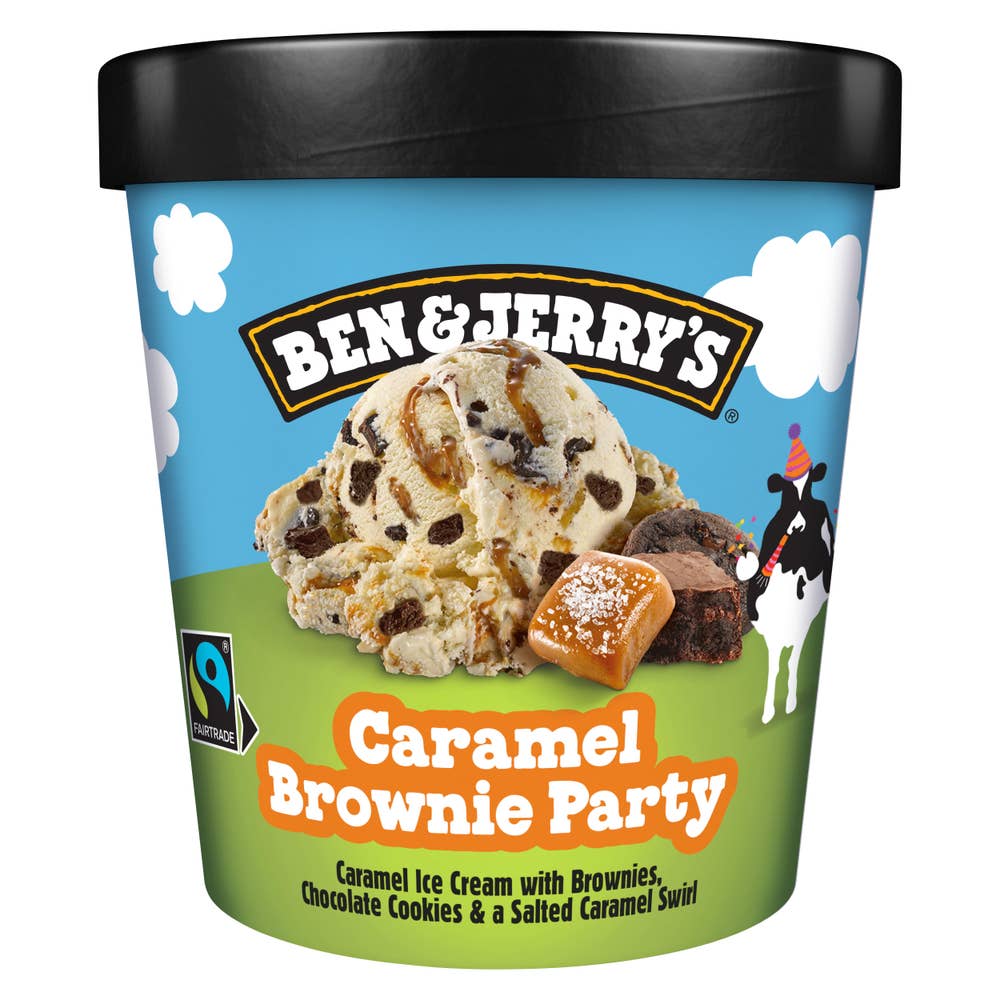 Ben & Jerry's Caramel brownie party