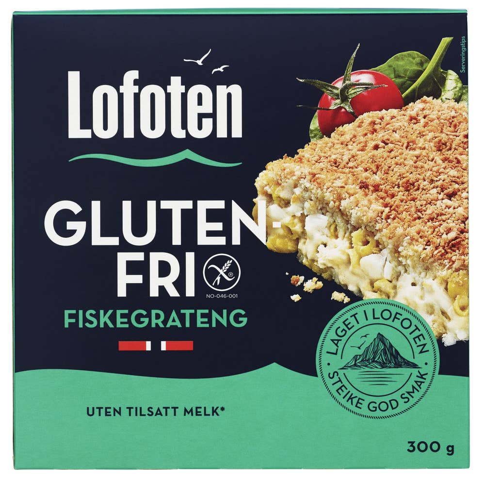 Lofoten Fiskegrateng Glutenfri