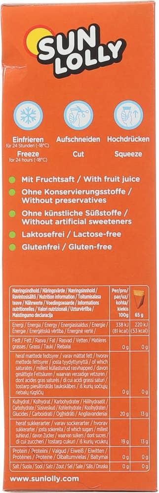 Sun Lolly eksotisk 8 stk.