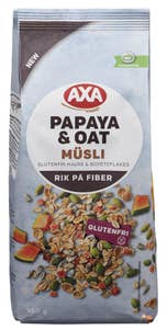 Axa Glutenfri Papaya & oat müsli