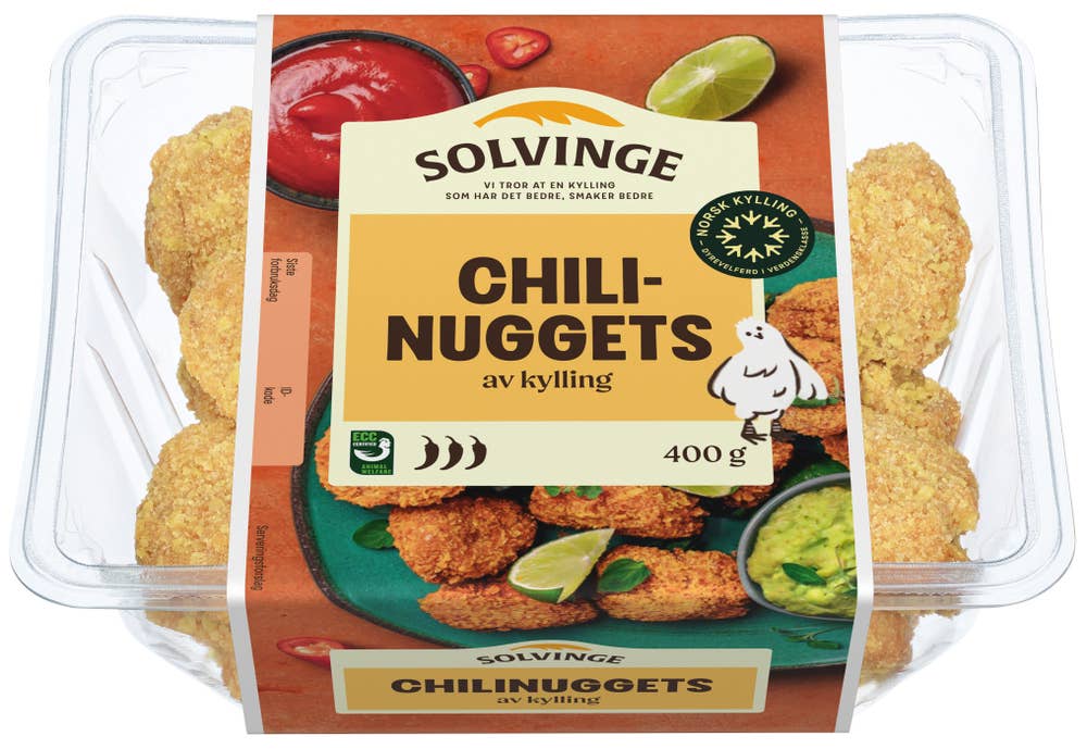 solvinge Filet Burger av Kyllinglår Hot & Spicy